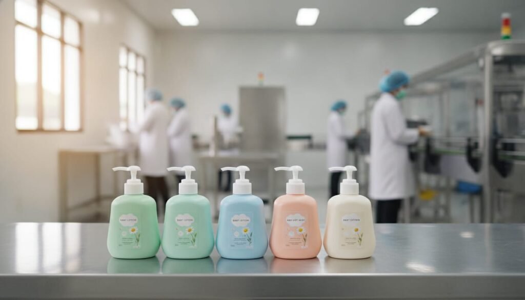 Minimal order maklon baby care mulai 100 pcs di fasilitas produksi ber-CPKB