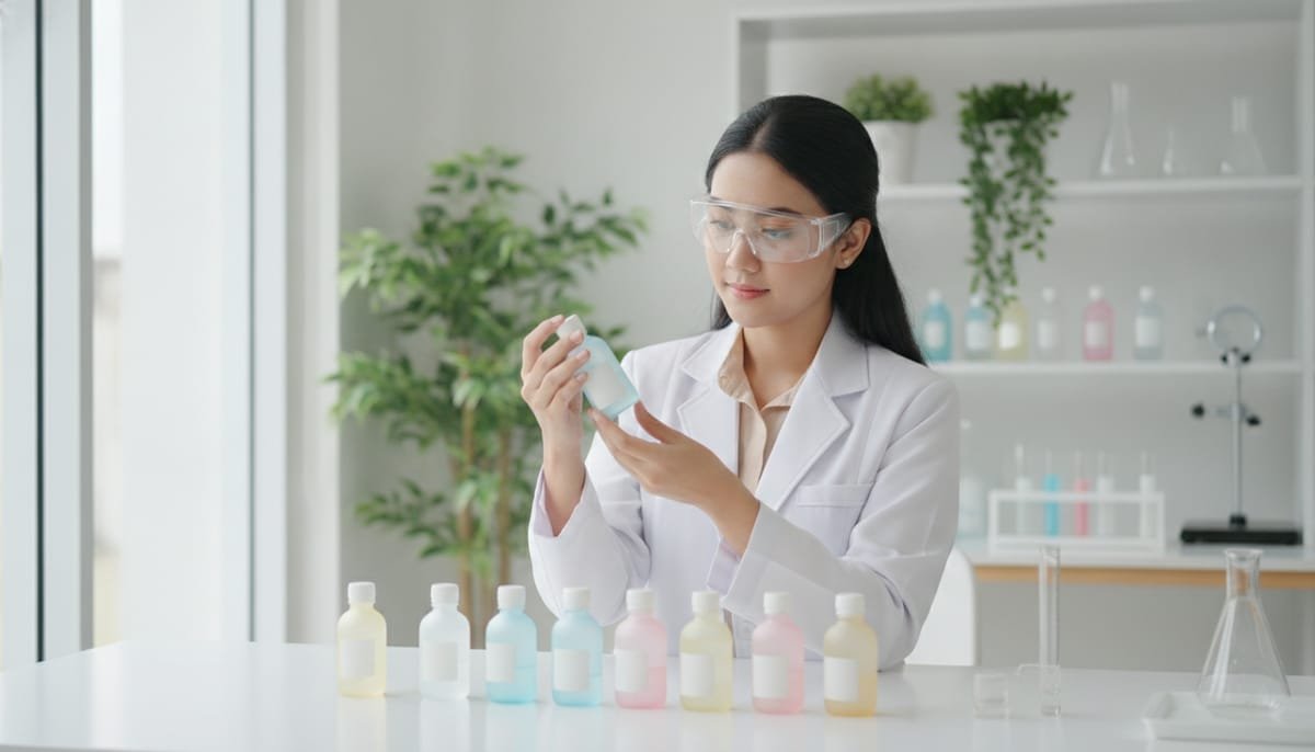 Perbedaan kosmetik bayi dan kosmetik dewasa dalam proses formulasi di laboratorium maklon